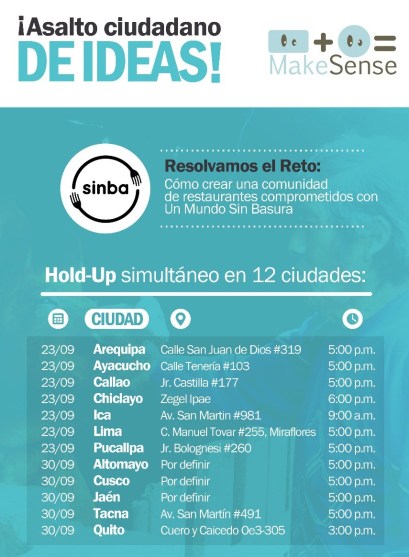 Asalto CdI - Lista de eventos