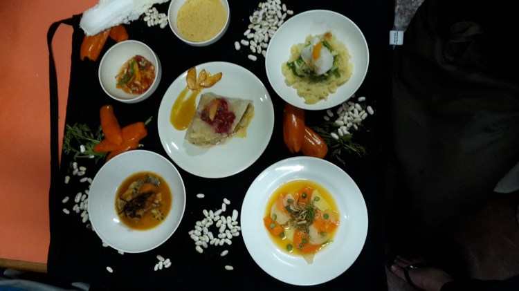 Plato preparado en la disco sopa Enero 2017