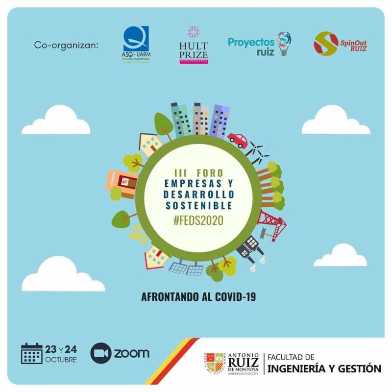 [Evento online] III Foro Empresas y Desarrollo Sostenible, afrontado al COVID-19 organizado por la Escuela de Administración – Universidad Ruiz de&nbsp;Montoya